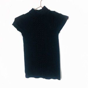 GUC F&F Basic Black Ribbed Top S